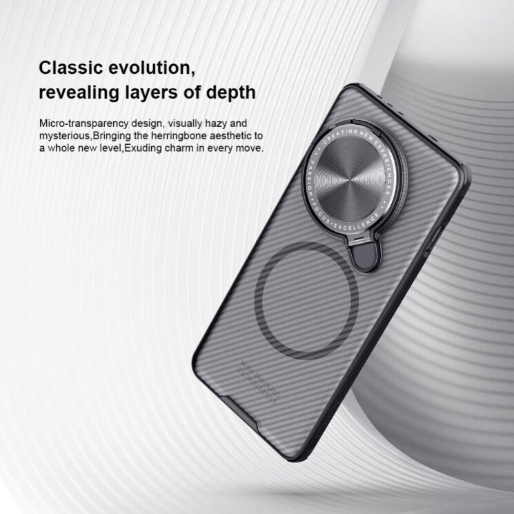 Защитный чехол NILLKIN CamShield Prop Magnetic (Clear Version) для OnePlus 13 - Black: фото 7 из 14
