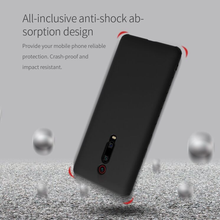 Защитный чехол NILLKIN Rubberized TPU для Xiaomi Mi 9T / Mi 9T Pro / Redmi K20 / Redmi K20 Pro - Black: фото 9 из 15