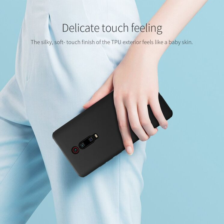 Защитный чехол NILLKIN Rubberized TPU для Xiaomi Mi 9T / Mi 9T Pro / Redmi K20 / Redmi K20 Pro - Black: фото 6 из 15