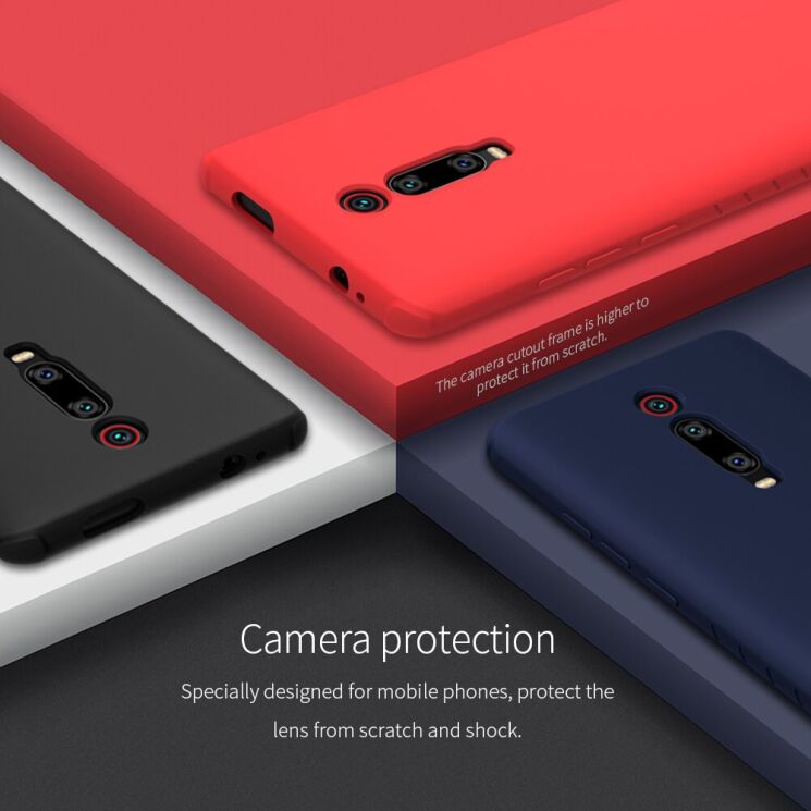 Защитный чехол NILLKIN Rubberized TPU для Xiaomi Mi 9T / Mi 9T Pro / Redmi K20 / Redmi K20 Pro - Black: фото 8 из 15