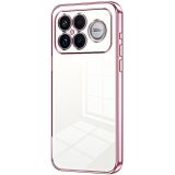 Защитный чехол Reframe Electroplating Frame для Xiaomi Poco F8 Ultra - Pink: фото 1 из 7
