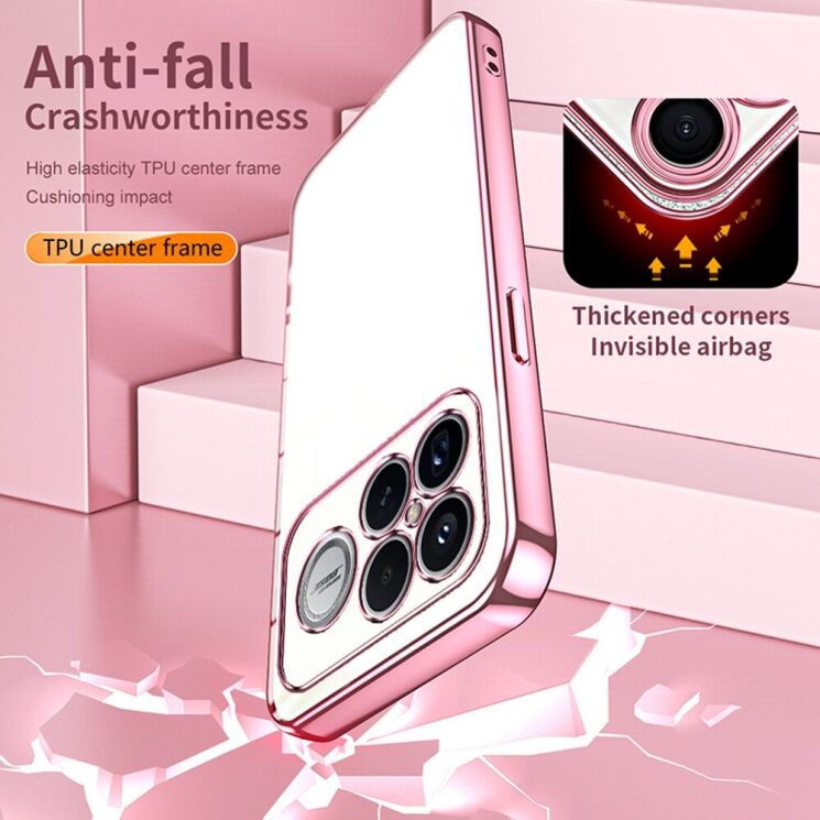 Защитный чехол Reframe Electroplating Frame для Xiaomi Poco F8 Ultra - Pink (403447P) Защитный чехол Reframe Electroplating Frame для Xiaomi Poco F8 Ultra - Pink: фото 7 из 7