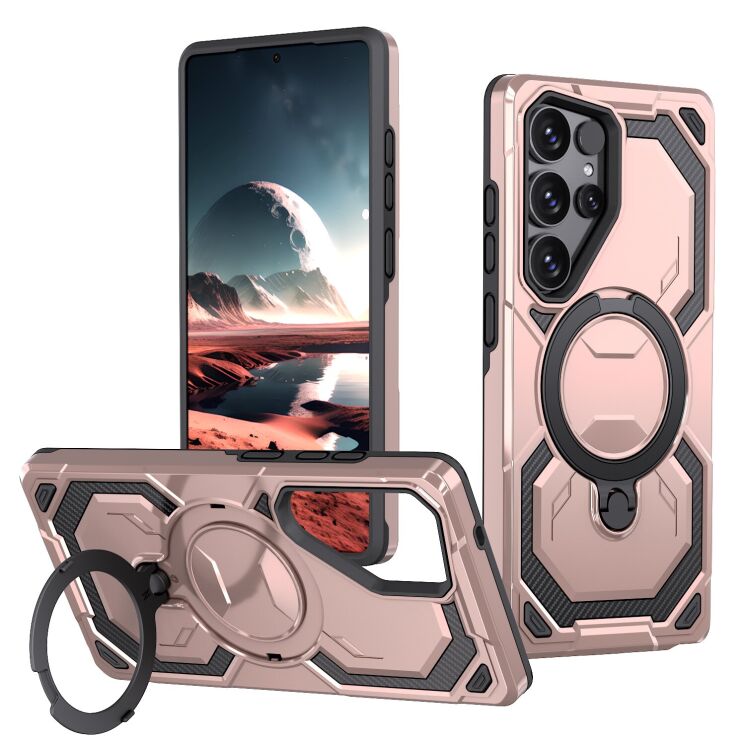 Захисний чохол Reframe Hybrid Magnetic для Samsung Galaxy S25 Ultra (S938) - Rose Gold: фото 1 з 7