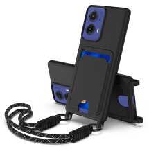 Защитный чехол Reframe Silicone Holder для Motorola Moto G85 / Edge 50 Fusion - Black: фото 1 из 7