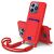 Захисний чохол Reframe Silicone Holder для Realme C63 / C61 / Note 60x / Note 60 - Red: фото 1 з 7