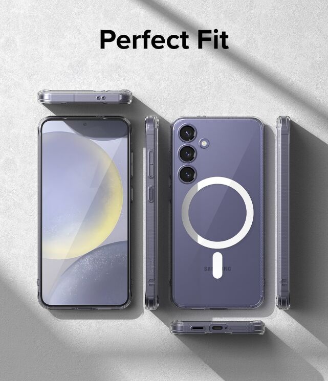 Захисний чохол Ringke Fusion Magnetic для Samsung Galaxy S24 (S921) 8809961782626 - Clear: фото 11 з 17