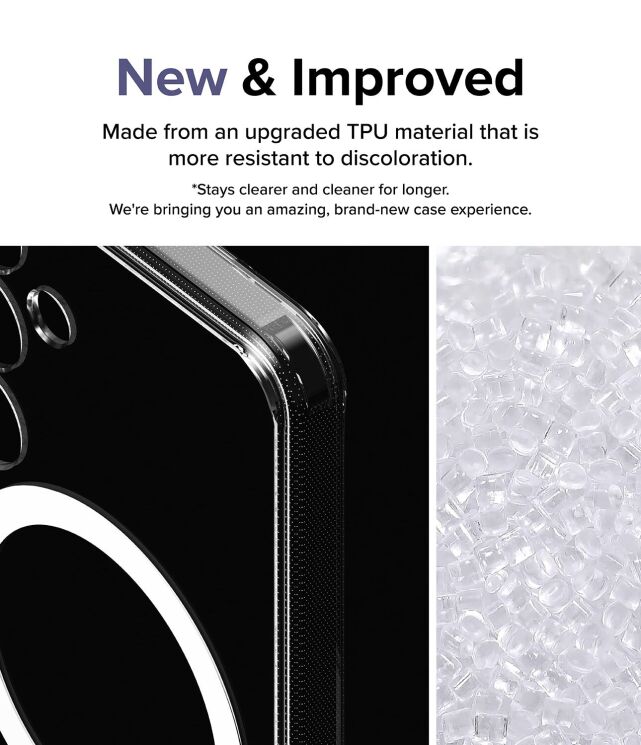 Захисний чохол Ringke Fusion Magnetic для Samsung Galaxy S24 (S921) 8809961782626 - Clear: фото 7 з 17