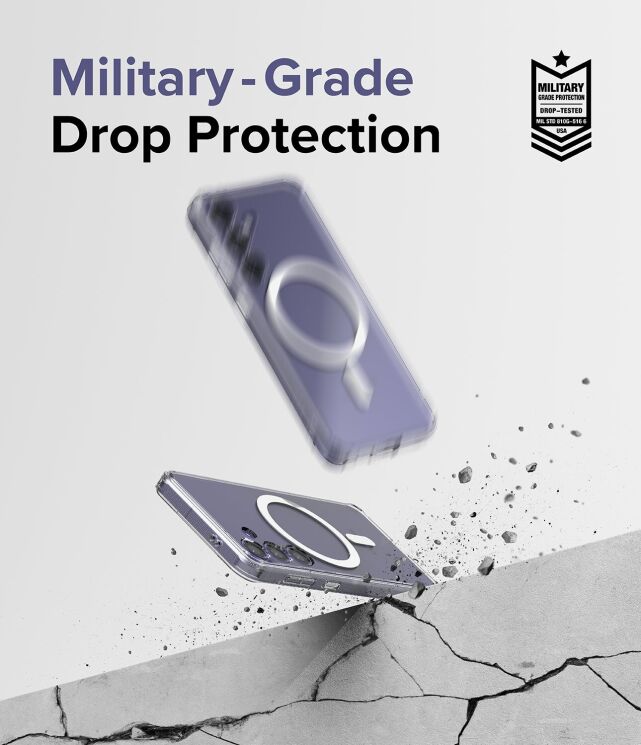 Захисний чохол Ringke Fusion Magnetic для Samsung Galaxy S24 (S921) 8809961782626 - Clear: фото 9 з 17