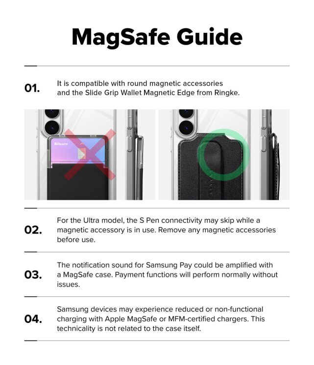 Защитный чехол Ringke Fusion Magnetic для Samsung Galaxy S26 Plus (S947) 8800328815032 - Clear: фото 17 из 17