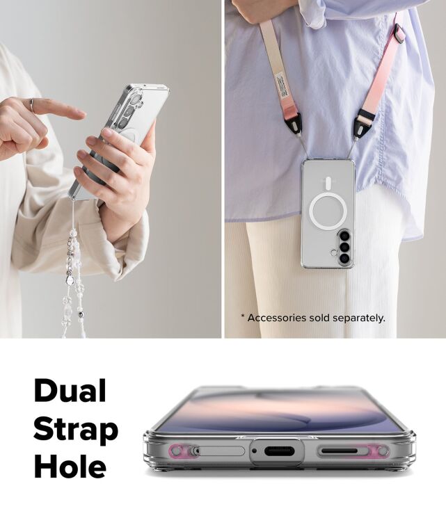 Защитный чехол Ringke Fusion Magnetic для Samsung Galaxy S26 Plus (S947) 8800328815032 - Clear: фото 12 из 17