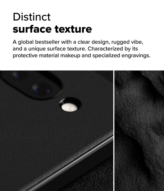 Защитный чехол Ringke Onyx Magnetic (FP) для Google Pixel 9a (8800293853381) - Black: фото 8 из 13