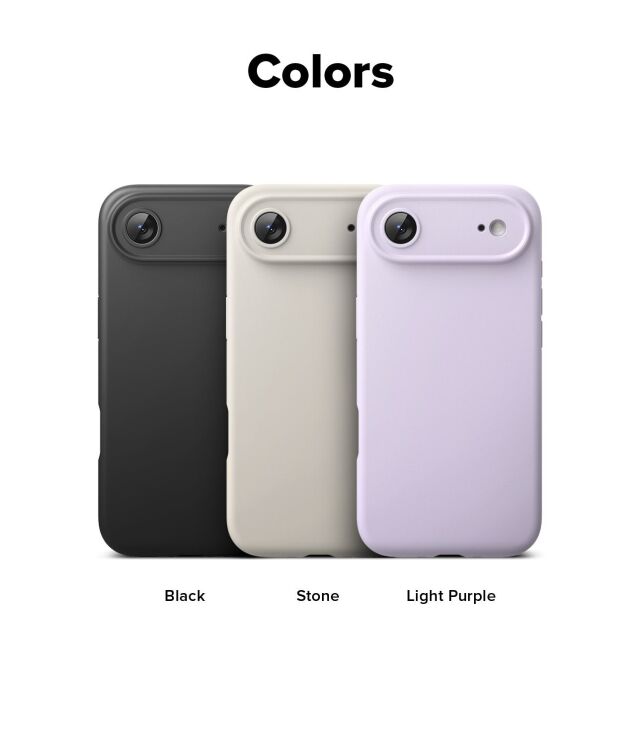 Защитный чехол Ringke Silicone Magnetic для iPhone Air (8800328812253) - Black: фото 10 из 12