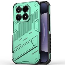 Захисний чохол з підставкою Deexe Bibercas для Xiaomi 17 - Green: фото 1 з 6