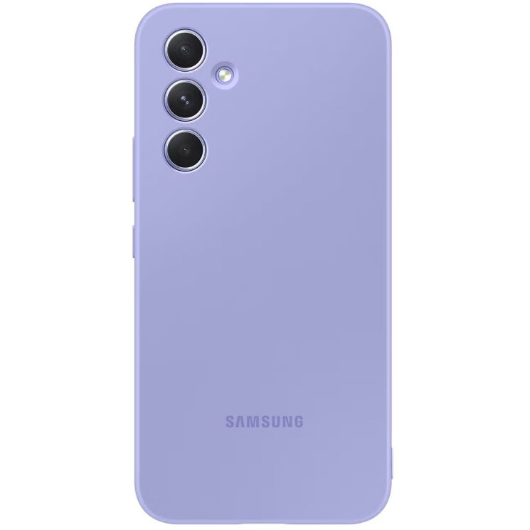 Защитный чехол Silicone Case для Samsung Galaxy A54 (A546) EF-PA546TVEGRU - Blueberry: фото 1 из 6