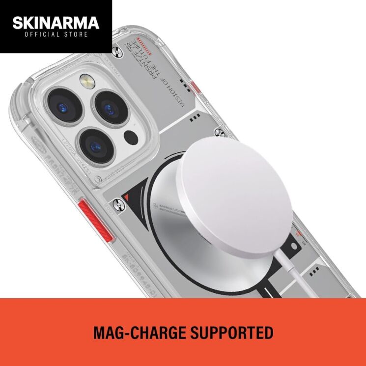 Защитный чехол SKINARMA NOVA Mag-Charge для Apple iPhone 16 Pro Max - Black: фото 7 из 9