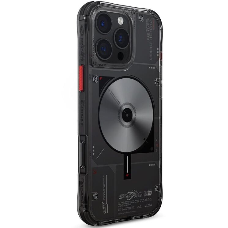Защитный чехол SKINARMA NOVA Mag-Charge для Apple iPhone 16 Pro Max - Black: фото 3 из 9