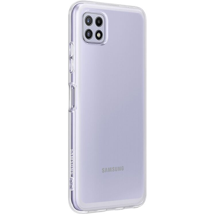 Защитный чехол Soft Clear Cover для Samsung Galaxy A22 5G (A226) - Transparent: фото 3 из 7