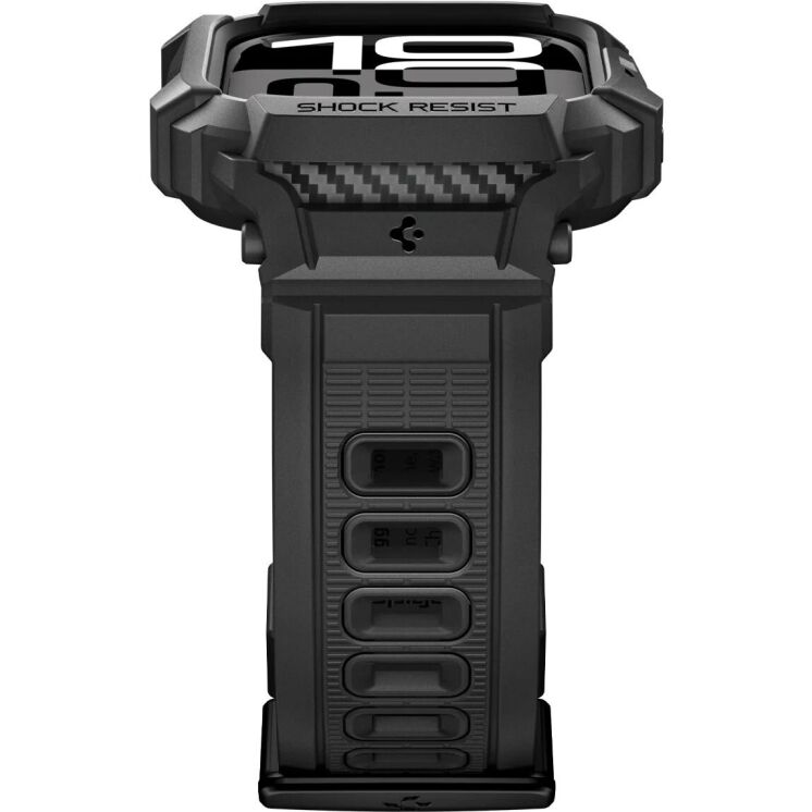 Захисний чохол Spigen Rugged Armor Pro 2 для Apple Watch 10 / 11 42 mm (ACS10494) - Matte Black: фото 7 з 16