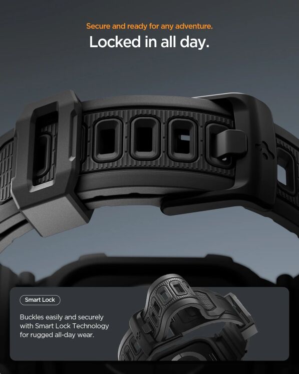 Захисний чохол Spigen Rugged Armor Pro 2 для Apple Watch 10 / 11 42 mm (ACS10496) - Dune Beige: фото 16 з 16