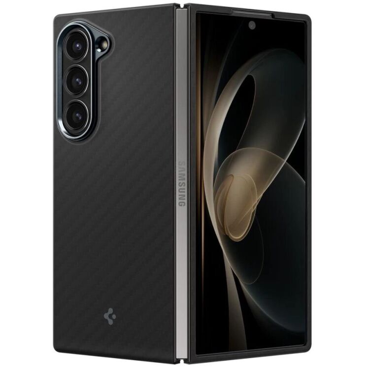Защитный чехол Spigen (SGP) AirSkin Aramid для Samsung Galaxy Fold 6 - Black: фото 3 из 11