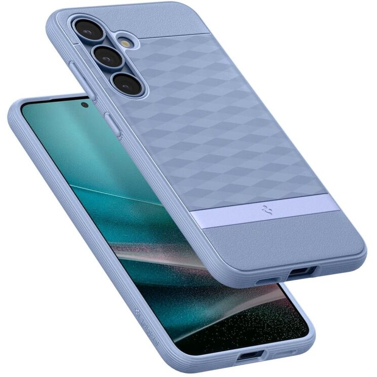 Защитный чехол Spigen (SGP) Caseology Parallax (MagFit) by Spigen для Samsung Galaxy S25 Plus (S936) ACS09059 - Purple Ish: фото 4 из 18