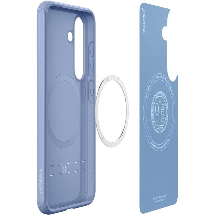 Защитный чехол Spigen (SGP) Caseology Parallax (MagFit) by Spigen для Samsung Galaxy S25 Plus (S936) ACS09059 - Purple Ish: фото 7 из 18