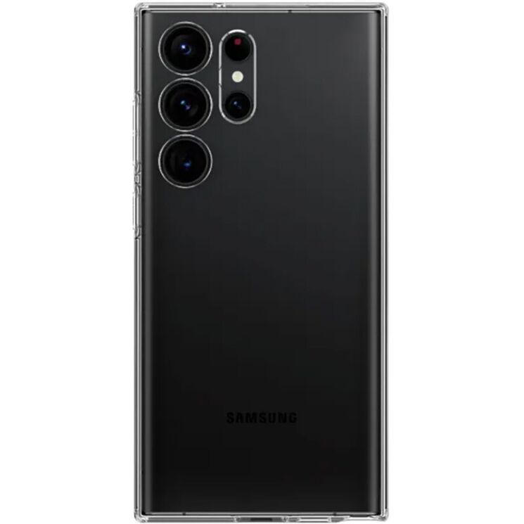Защитный чехол Spigen (SGP) Crystal Flex для Samsung Galaxy S23 Ultra (S918) - Crystal Clear: фото 2 из 2