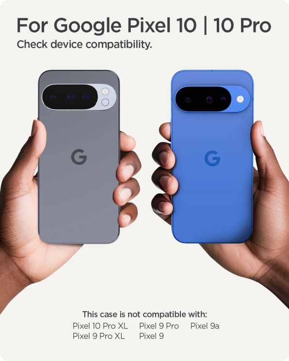 Захисний чохол Spigen (SGP) Liquid Air для Google Pixel 10 / 10 Pro (ACS09714) - Matte Black: фото 15 з 19