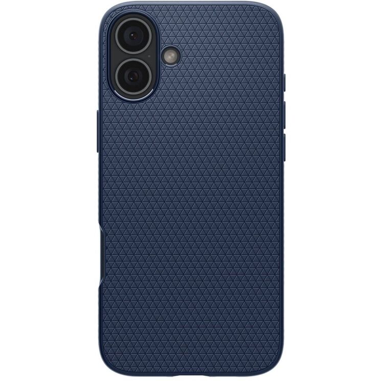 Защитный чехол Spigen (SGP) Liquid Air для Apple iPhone 16 - Navy Blue: фото 2 из 16