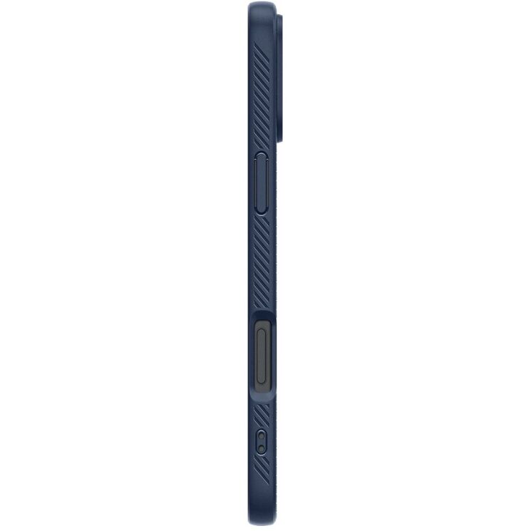 Защитный чехол Spigen (SGP) Liquid Air для Apple iPhone 16 - Navy Blue: фото 10 из 16