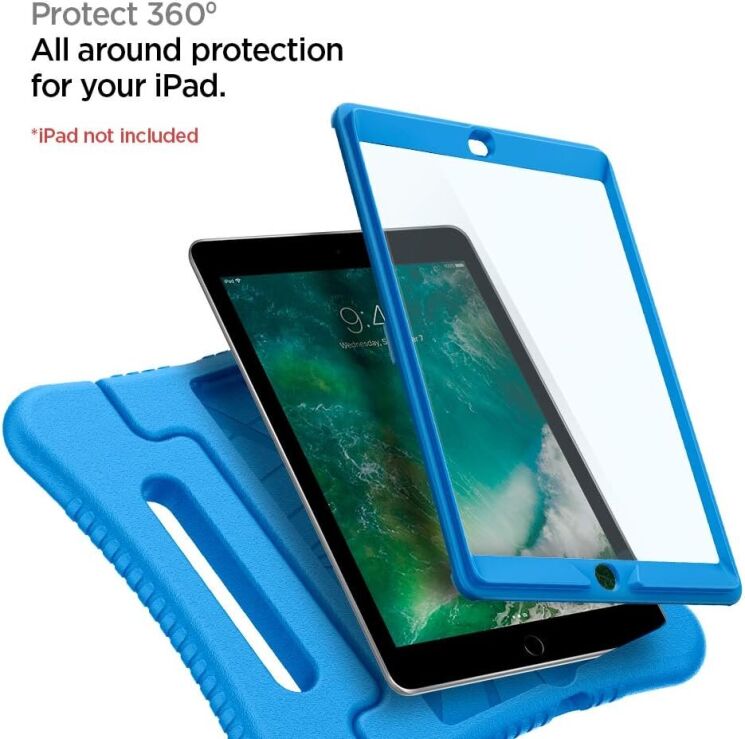 Защитный чехол Spigen (SGP) Play 360 для Apple iPad 9.7 (2017) 053CS24124 - Ocean Blue: фото 7 из 10