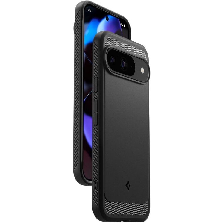 Защитный чехол Spigen (SGP) Rugged Armor для Google Pixel 9 / 9 Pro - Matte Black: фото 4 из 19