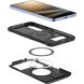 Защитный чехол Spigen (SGP) Slim Armor (MagFit) для Samsung Galaxy S25 (S931) ACS08920 - Black (375338B). Фото 7 из 10