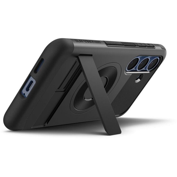 Защитный чехол Spigen (SGP) Slim Armor (MagFit) для Samsung Galaxy S25 (S931) ACS08920 - Black: фото 4 из 10