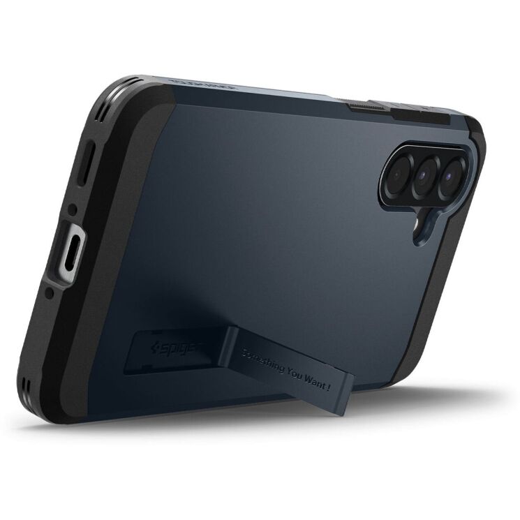 Защитный чехол Spigen (SGP) Tough Armor для Samsung Galaxy A56 (A566) ACS09295 - Metal Slate: фото 3 из 17