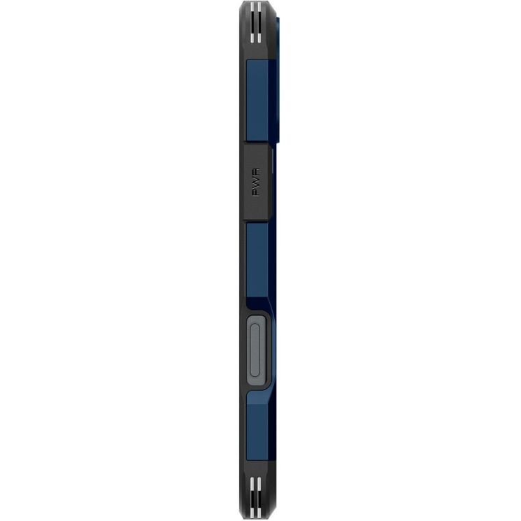 Защитный чехол Spigen (SGP) Tough Armor (MagFit) для Apple iPhone 16 - Navy Blue: фото 9 из 17