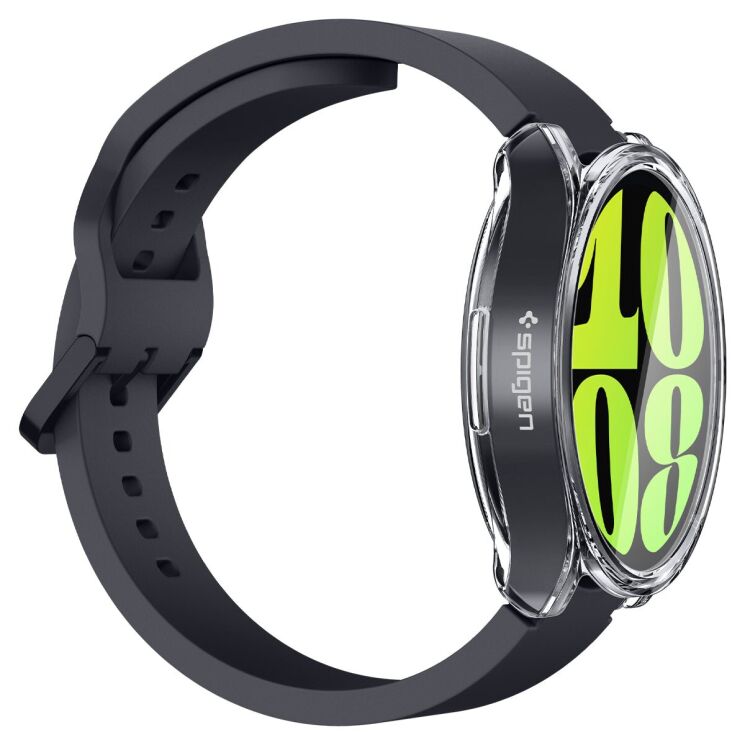 Защитный чехол Spigen (SGP) Ultra Hybrid (FW) для Samsung Galaxy Watch 6 (44mm) - Crystal Clear: фото 10 из 18