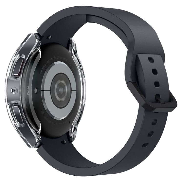 Защитный чехол Spigen (SGP) Ultra Hybrid (FW) для Samsung Galaxy Watch 6 (44mm) - Crystal Clear: фото 8 из 18