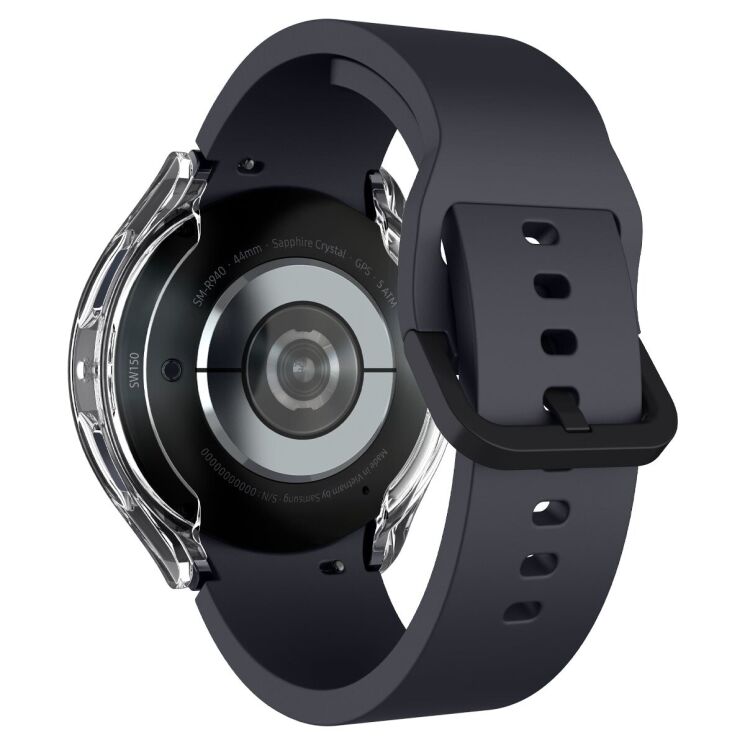 Защитный чехол Spigen (SGP) Ultra Hybrid (FW) для Samsung Galaxy Watch 6 (44mm) - Crystal Clear: фото 7 из 18