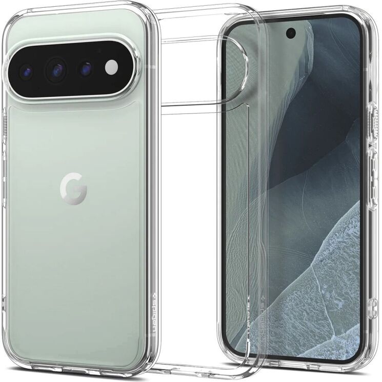 Защитный чехол Spigen Ultra Hybrid для Google Pixel 11 Pro (ACS11430) - Crystal Clear: фото 1 из 12