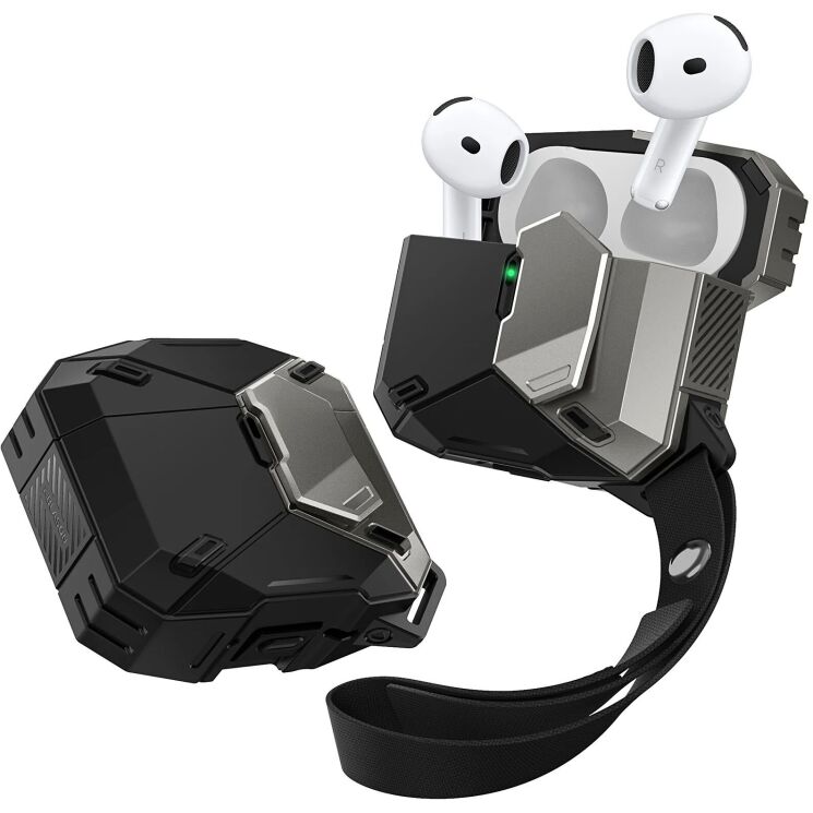Защитный чехол Supcase Matrix для Apple AirPods 4 - Black: фото 3 из 11