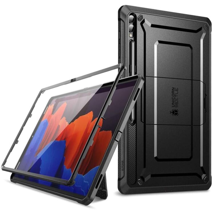 Защитный чехол Supcase Unicorn Beetle Pro Full-Body Case для Samsung Galaxy Tab S8 Ultra (T900/T906) / S9 Ultra (X910/916) - Black: фото 1 из 8