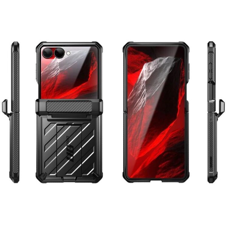 Защитный чехол Supcase Unicorn Beetle Pro Rugged Case with Belt Clip для Samsung Galaxy Flip 8 (843439162280) - Black: фото 4 из 12