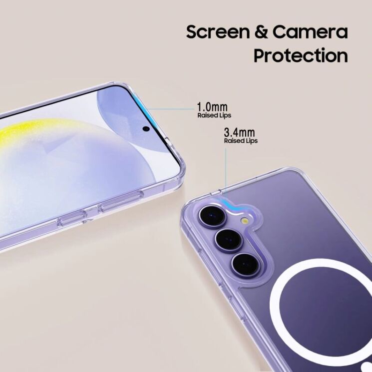 Защитный чехол Tech-Protect FlexAir Hybrid MagSafe для Samsung Galaxy A36 (A366) - Clear: фото 4 из 5