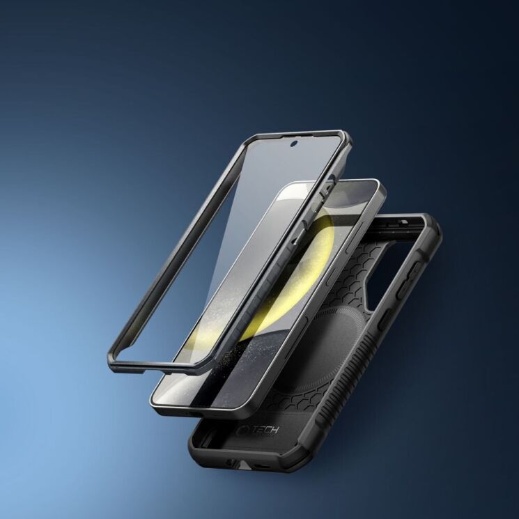 Захисний чохол Tech-Protect Kevlar MagSafe+ для Samsung Galaxy S24 (S921) - Black: фото 4 з 8