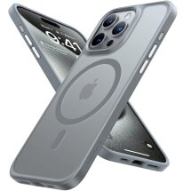 Защитный чехол TORRAS Guardian MagSafe для Apple iPhone 15 Pro Max - Titanium Grey: фото 1 из 6