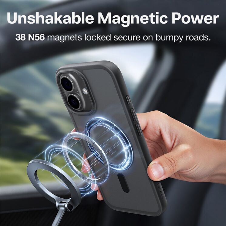Захисний чохол TORRAS Guardian MagSafe для Apple iPhone 17 - Transparent: фото 4 з 7