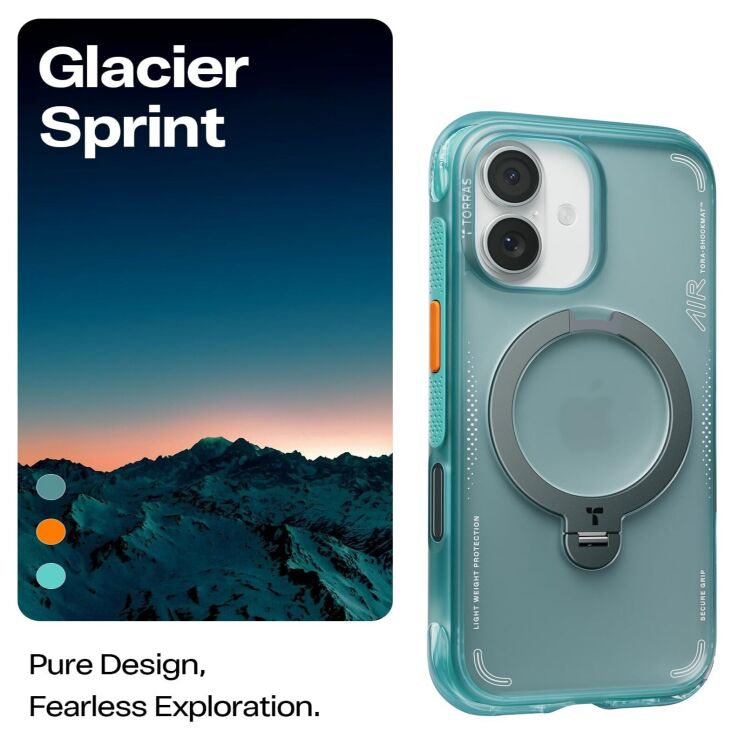 Захисний чохол TORRAS Ostand Q3 Air для iPhone 17 - Black (389396B) Захисний чохол TORRAS Ostand Q3 Air для iPhone 17 - Black: фото 8 з 8