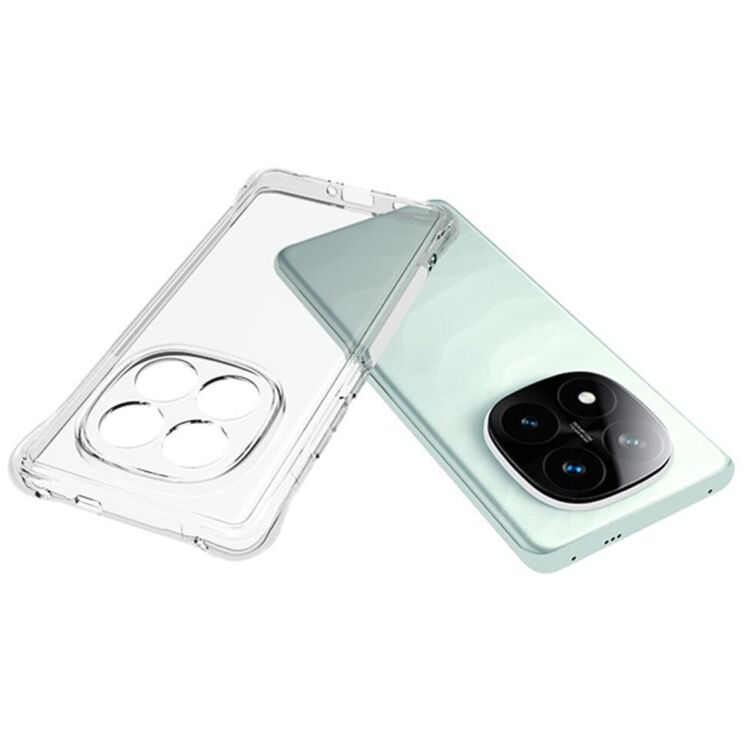 Защитный чехол UniCase AirBag для Xiaomi Redmi Note 14 Pro Plus - Transparent: фото 2 из 5