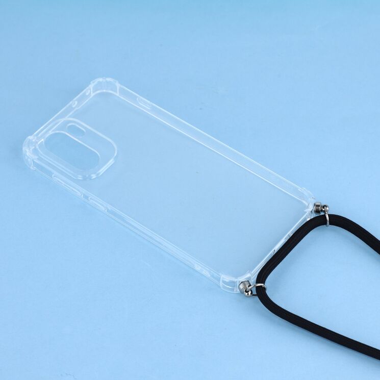 Защитный чехол UniCase AirBag with Strap для OnePlus 15R / Ace 6 / Ace 6T - Transparent: фото 2 из 4